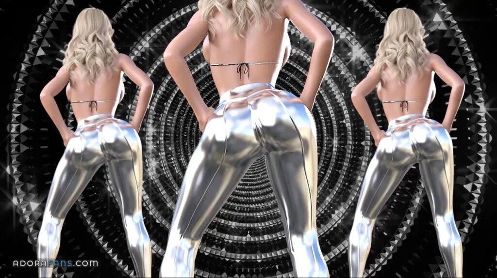 Silver Shiny Leggings Mindjack